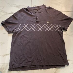 Banana Republic Gray Polo Shirt Classic Knit Design